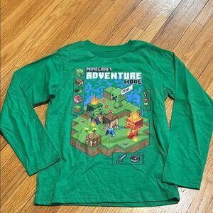 Minecraft Longsleeve Tee Size Small
